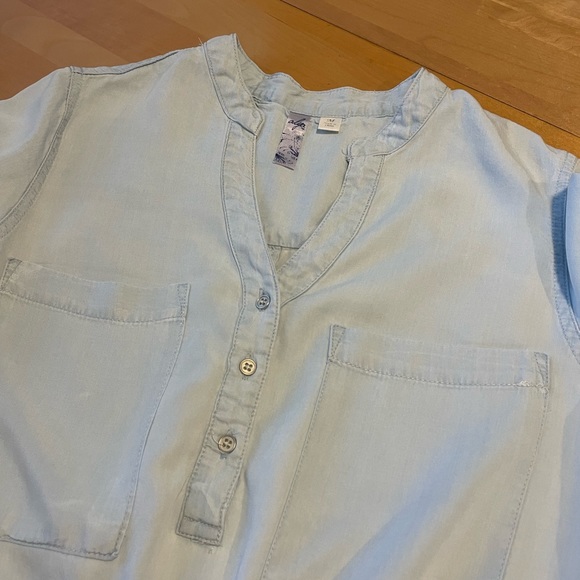 Alya Light blue Midi Dress Size Medium - Picture 5 of 12